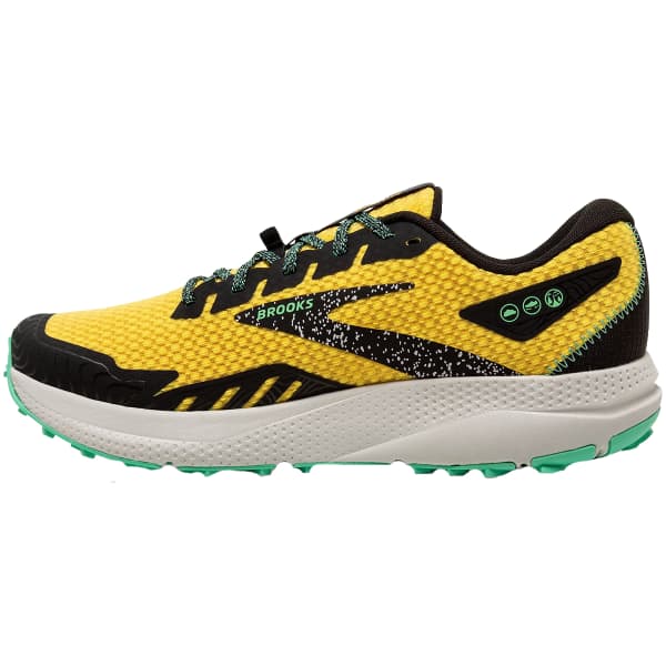 Chaussure trail BROOKS DIVIDE 4 LEMON CHROME/BLACK/SPRING BUD