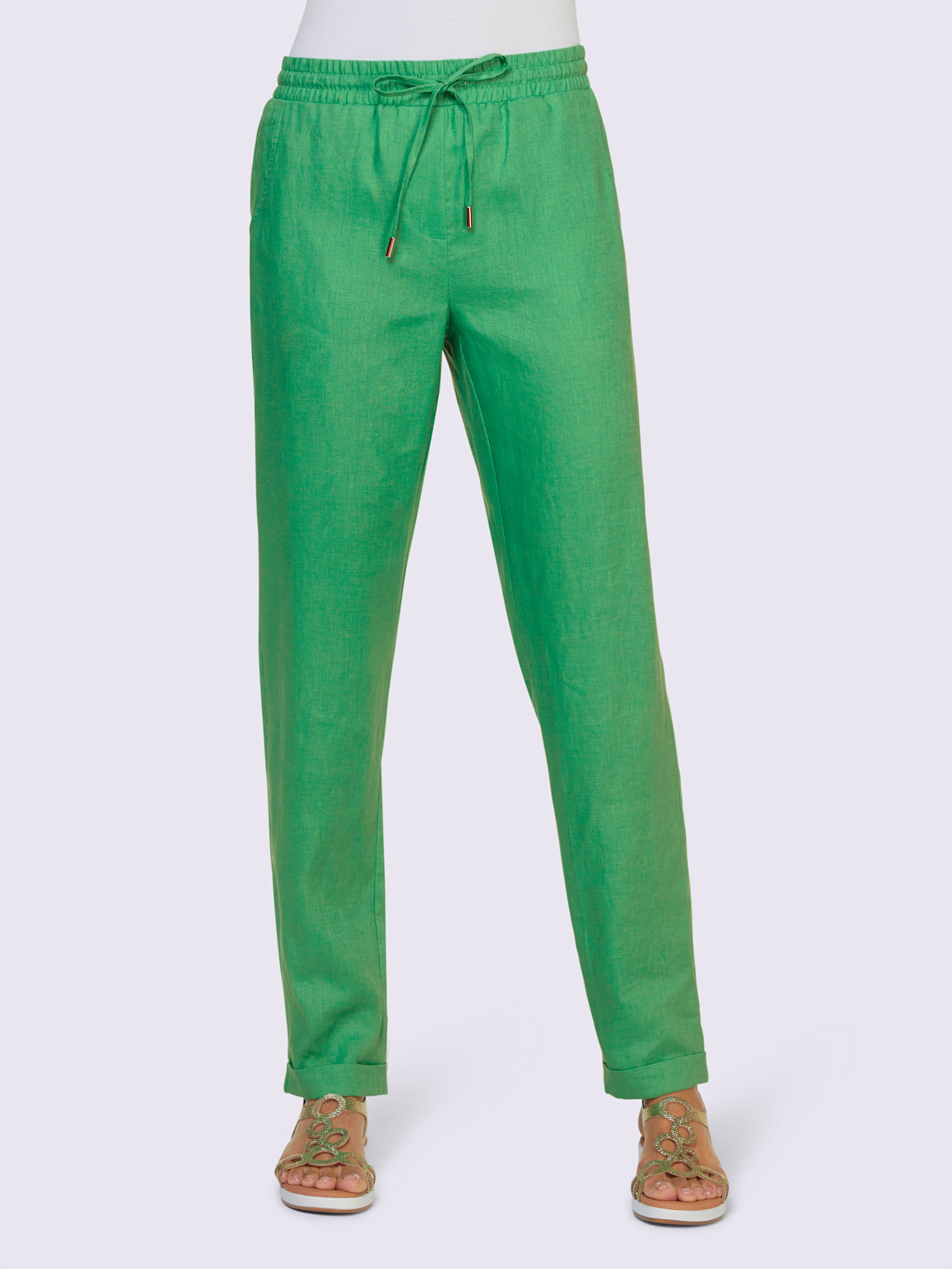 Pantalon en lin pur lin