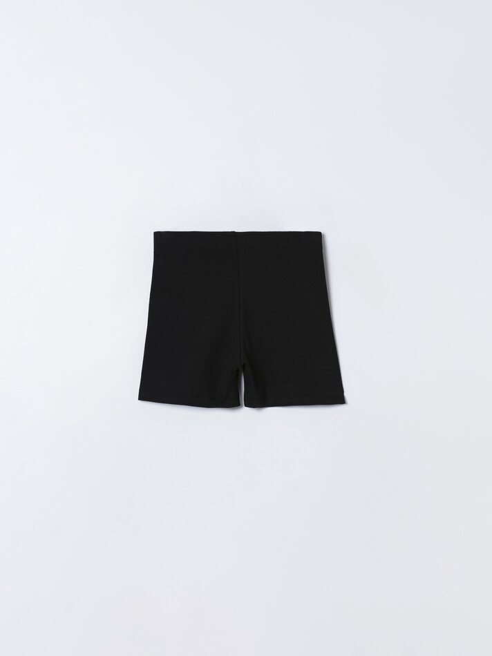 Conjunto com 2 Leggings Curtas - Pretas