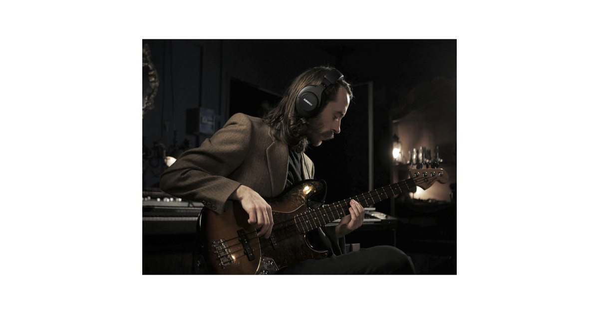 SHURESRH440A Professionele studio-koptelefoon over-ear hoofdtelefoon  (Zwart)