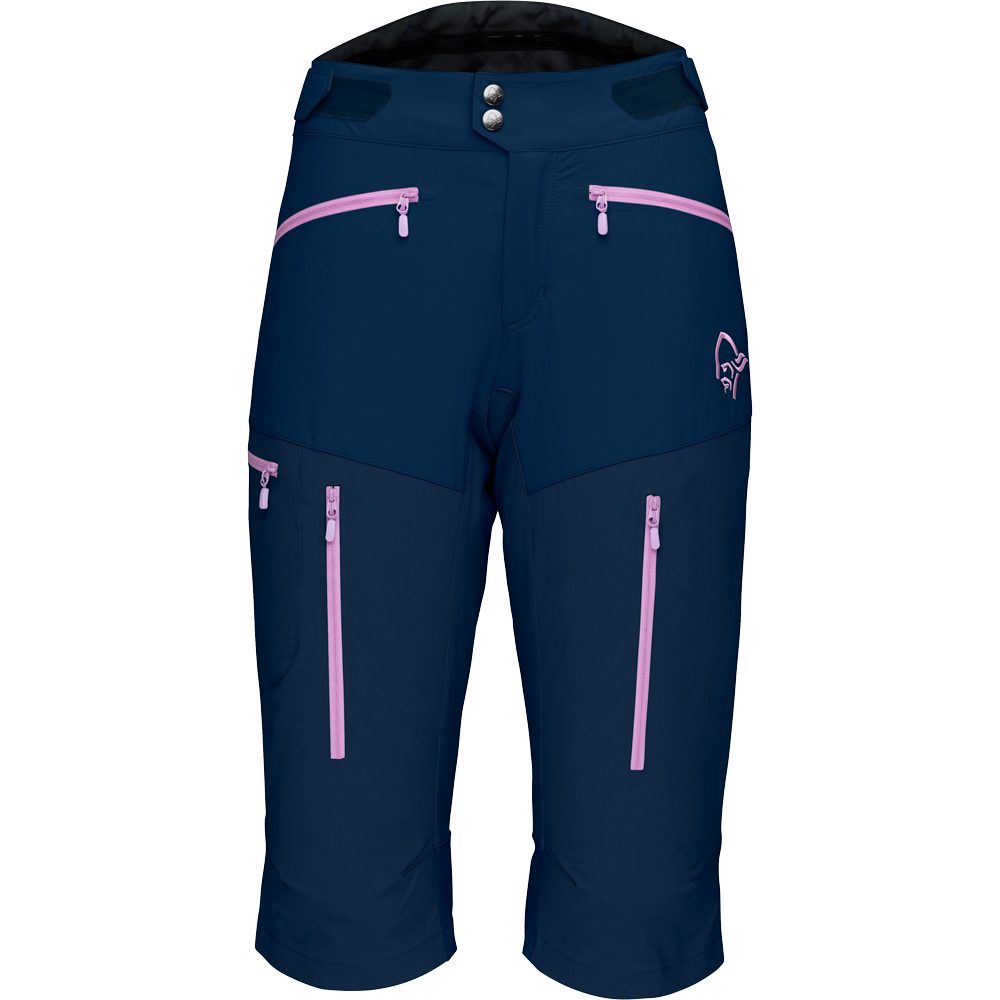 Norrona Fjørå Flex1 Shorts Damen indigo night violet tulle