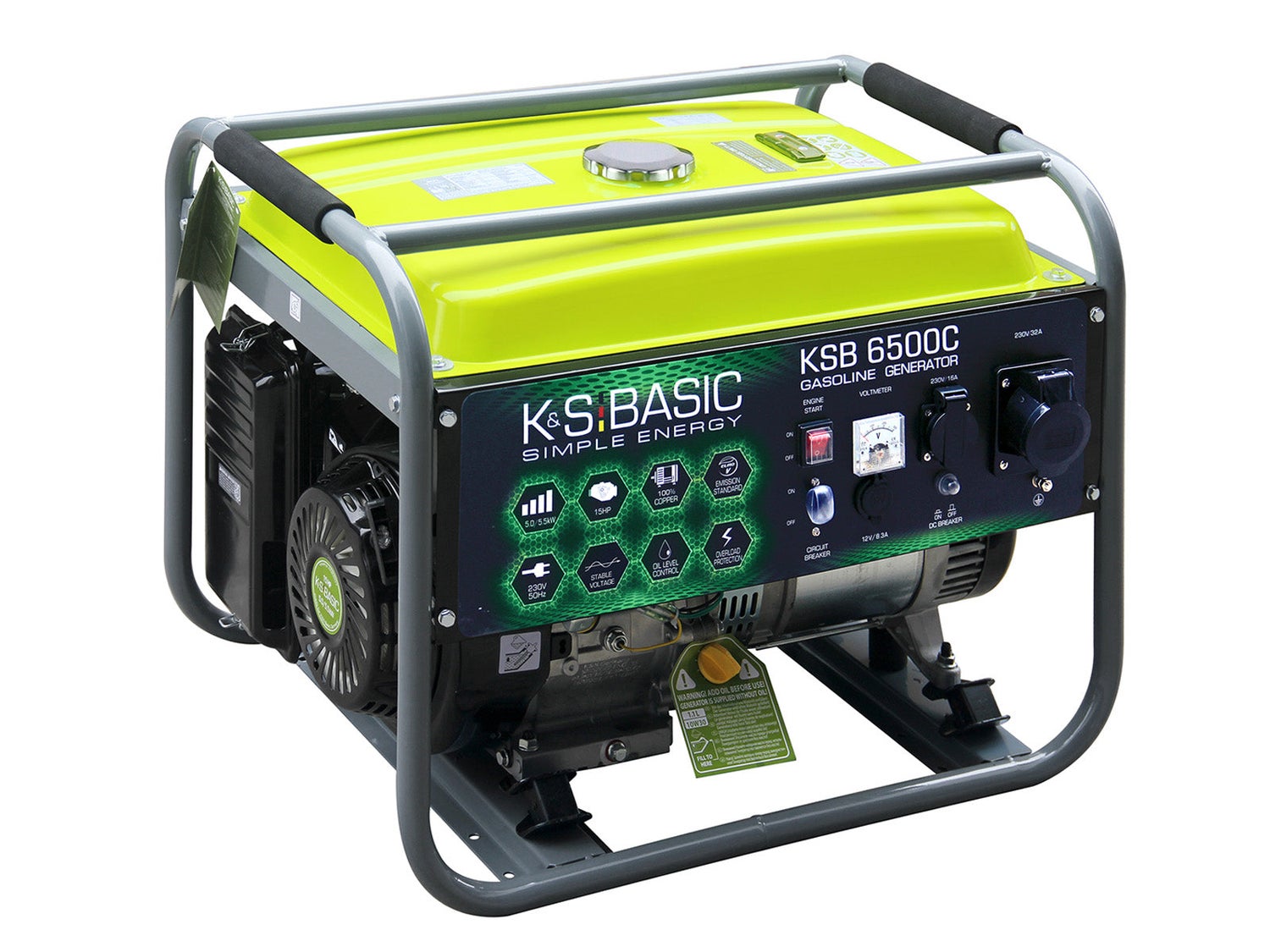 KSB 6500C benzinegenerator
