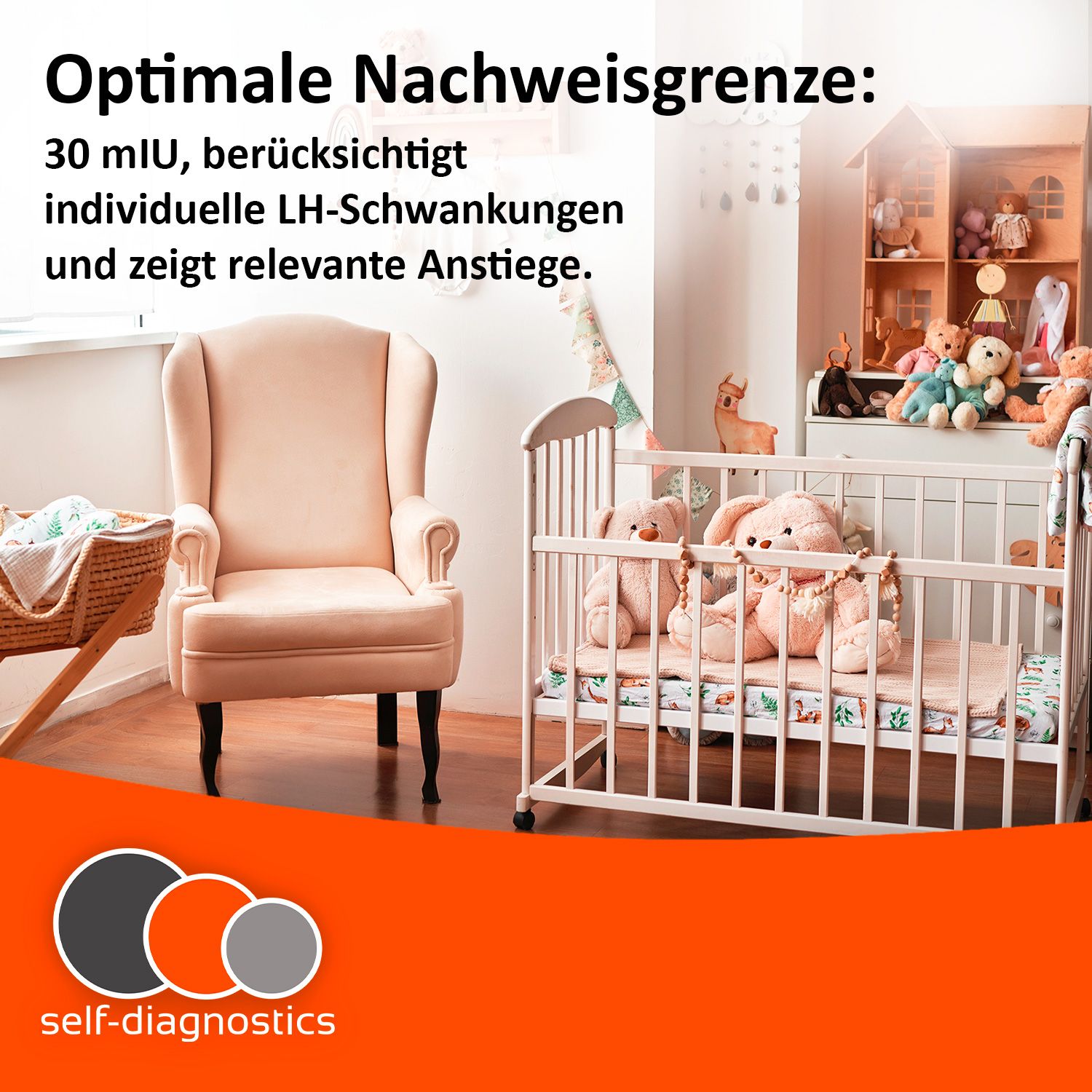 self-diagnostics Ovulationstest 30 mIU/ml