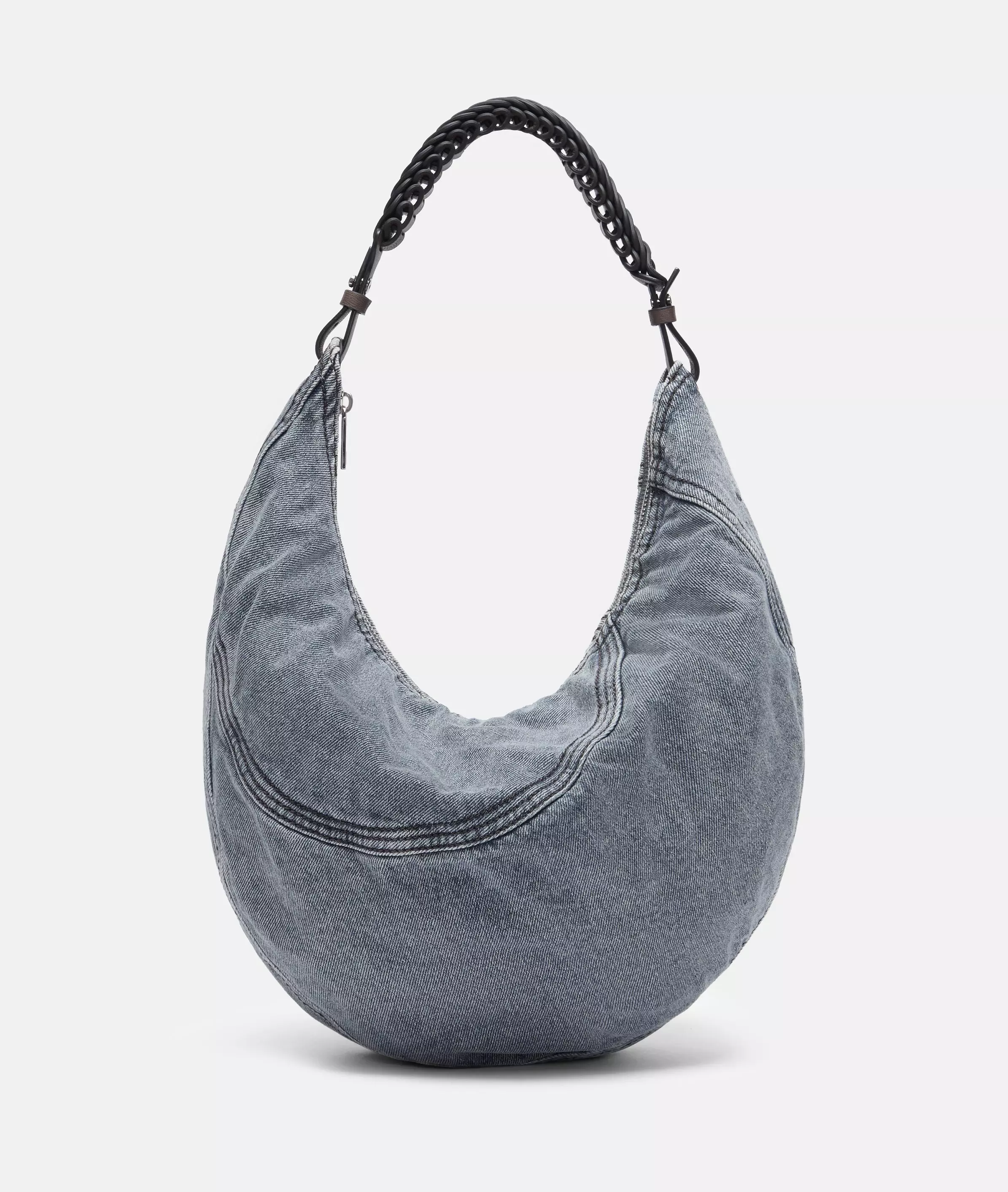 Denim Luna Hobo M Spacious denim hobo bag