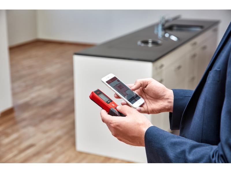 Leica Geosystems Laser-Distanzmesser Disto D1 40 m Laserdistanzmessgerät bis 40 Meter
