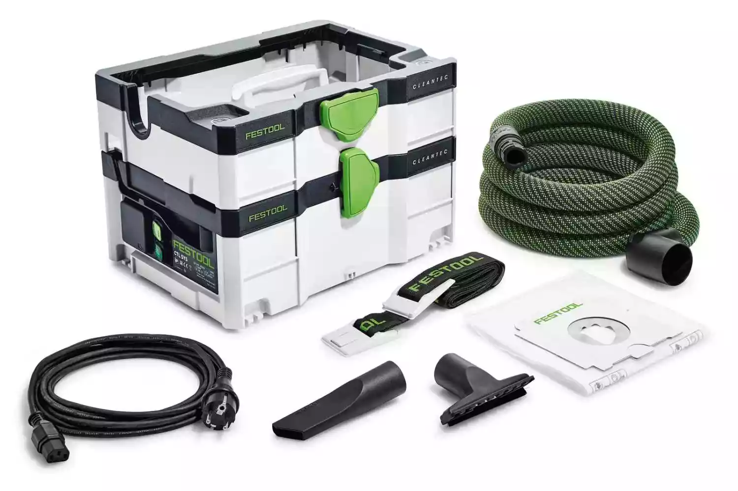 Festool CTMC SYS I-Basic 36V (2x18V) Li-Ion accu stofzuiger - M-klasse - 2400l/min