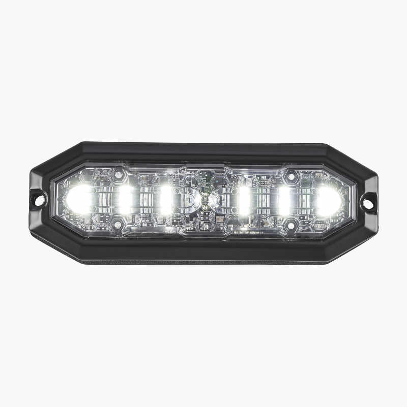 Blitslys med 6 stk. LED, hvit