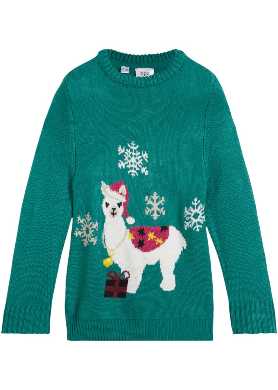 Pull en maille enfant avec motif de Noël