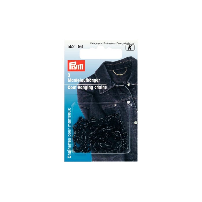 Prym-3 jaslusjes ketting zwart