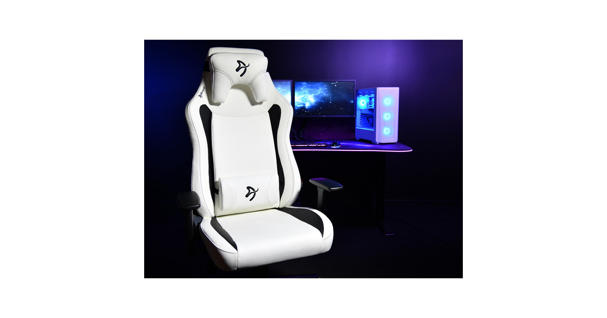 ArozziVernazza XL SoftPU - White gamestoel  (Wit)