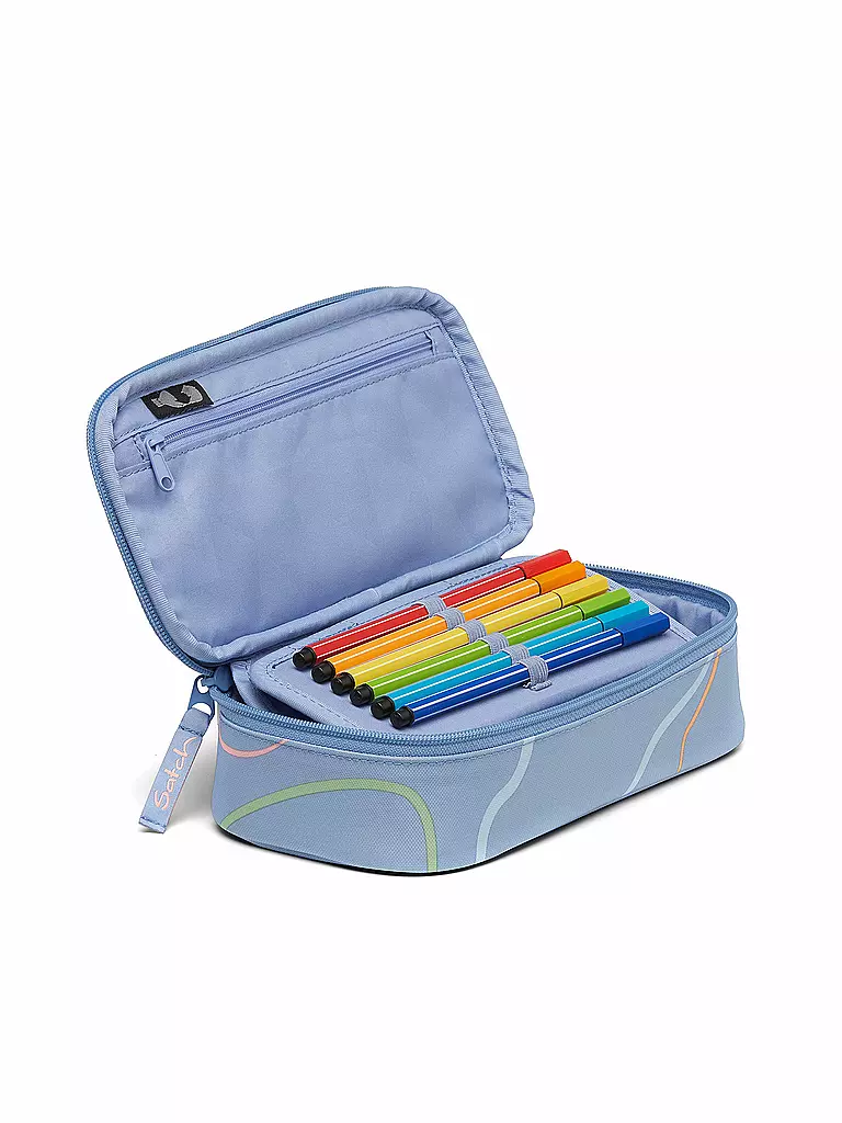 SATCH Federpenal - Schlamperbox Vivid Blue hellblau