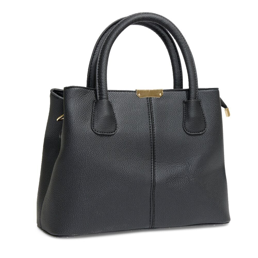 Sac à main simili petite anse et bandoulière amovible 30x13xH22cm - 3 modèles