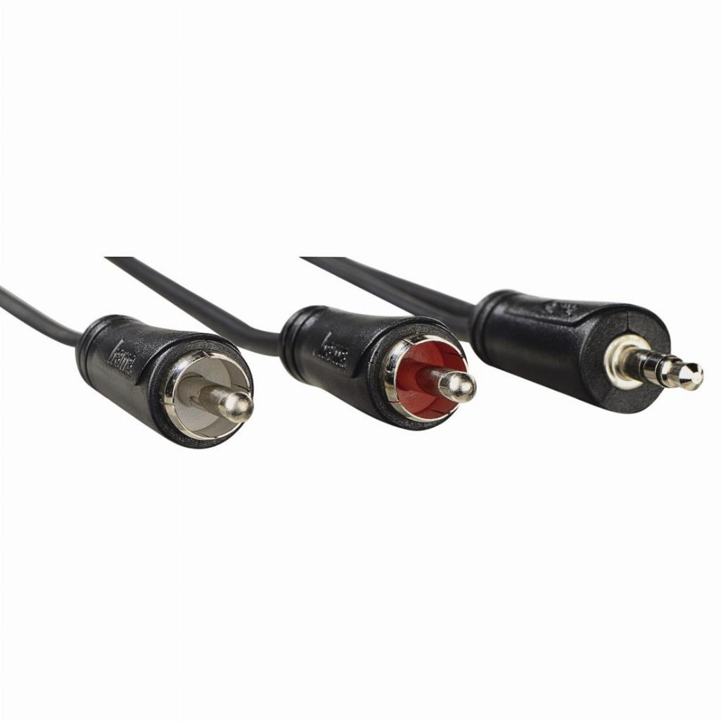 Hama 00205110 audio kabel 1,5 m 3.5mm 2 x RCA Zwart
