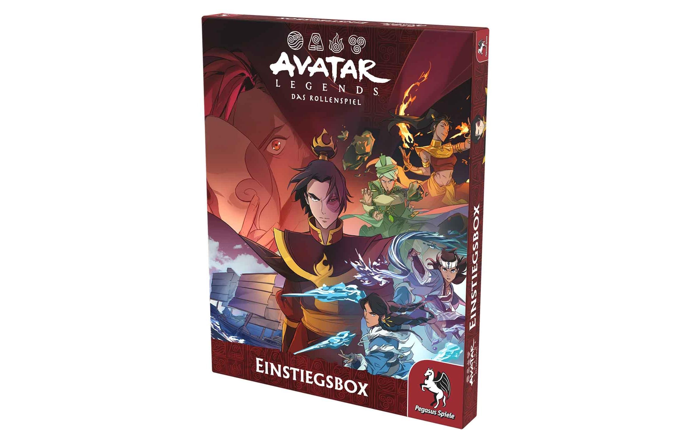 Einsteigerprodukt Avatar Legends – Das Rollenspiel -DE-Einstiegsbox mit Grundregelwerk