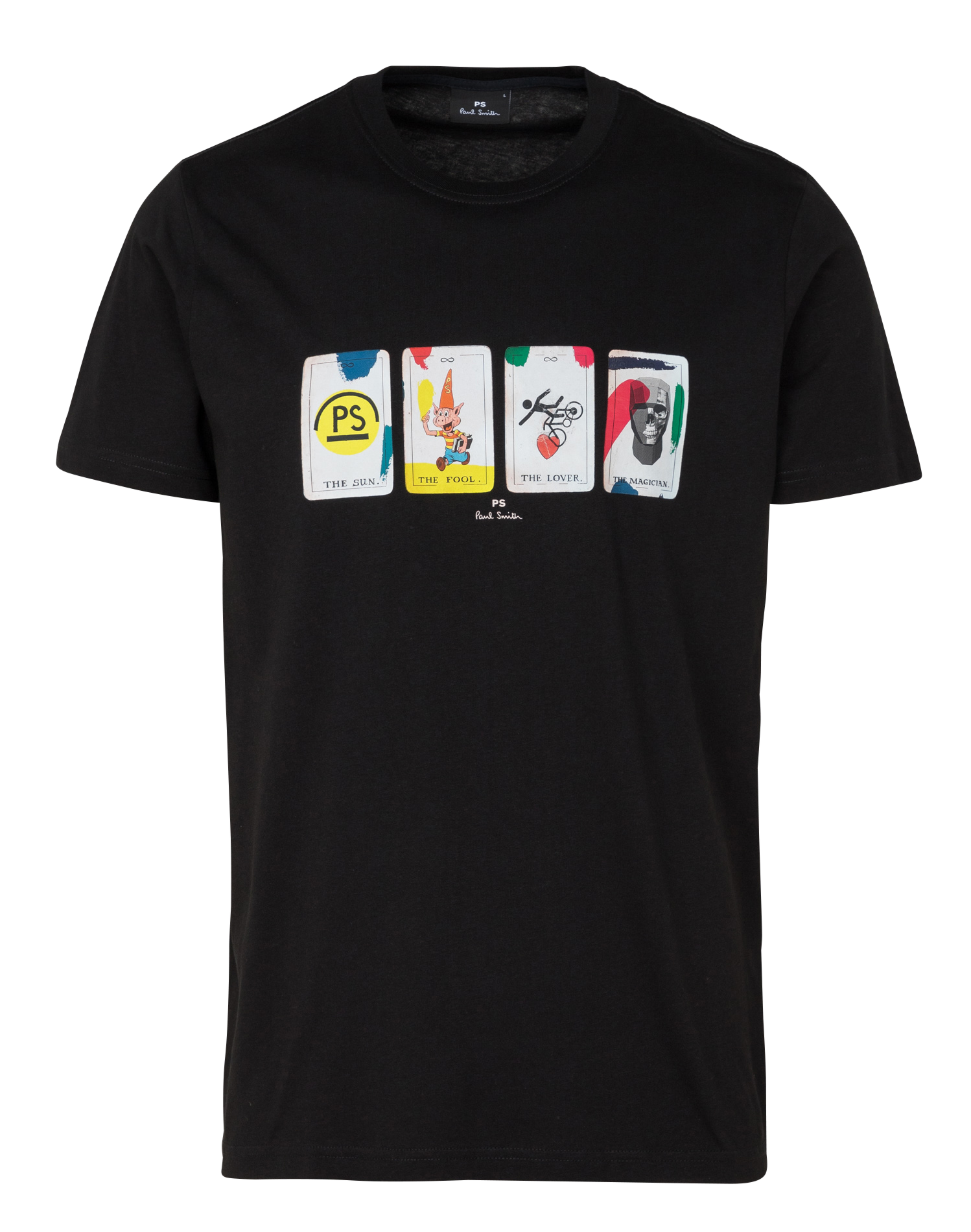 Tee-shirt col rond en coton biologique | Noir