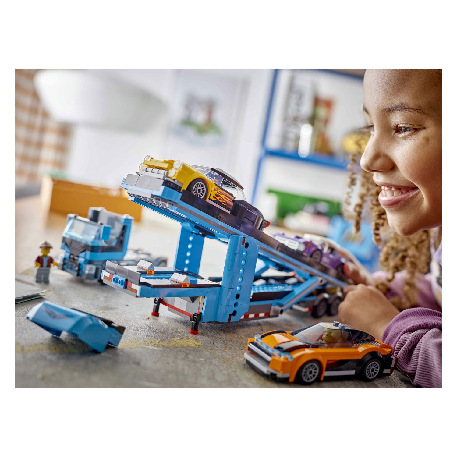LEGO City 60408 Transportvoertuig met Sportauto's