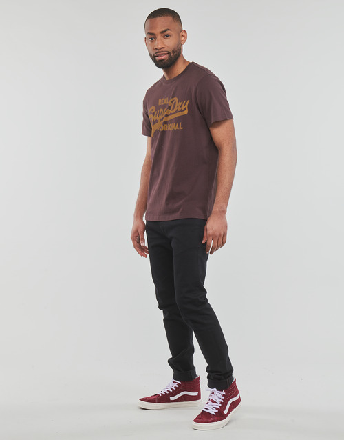 Superdry - VL PREMIUM GOODS GRAPHIC TEE - Bordeaux