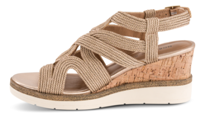 Norrliv Damesandal med hæl Beige 4215103007