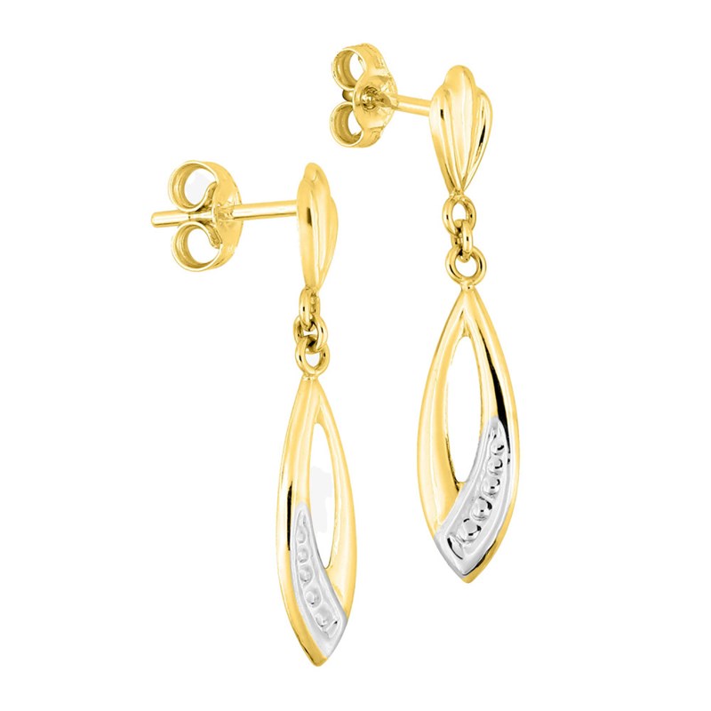Boucles d'oreilles Femme pendantes - Or 18 Carats