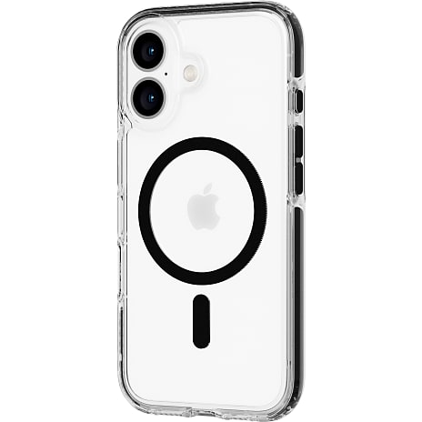 Tech21 iPhone 16 cover – transparent/sort