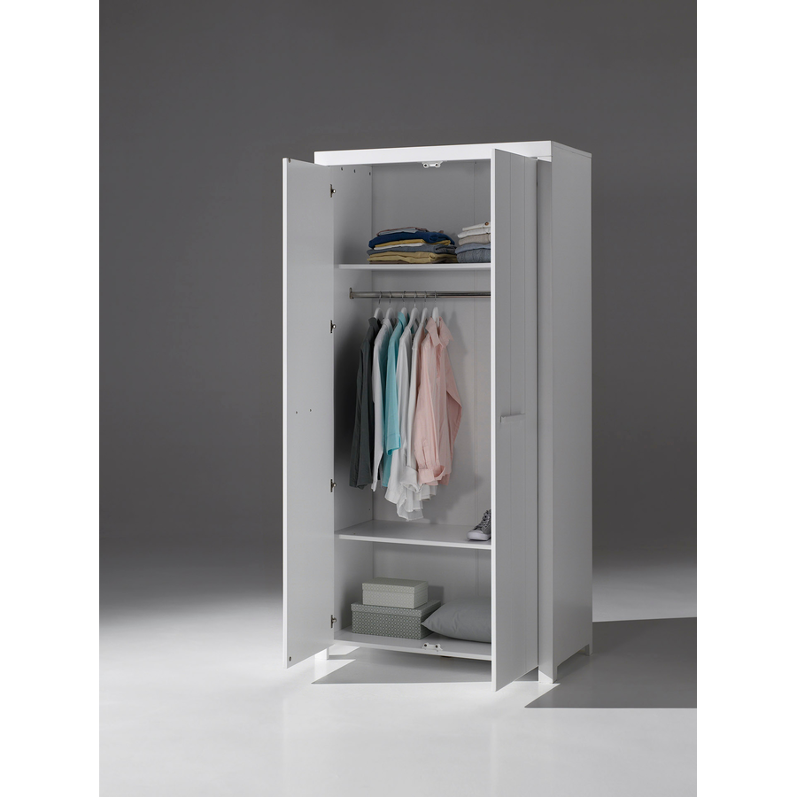 VIPACK Kleiderschrank Erik 2-türig