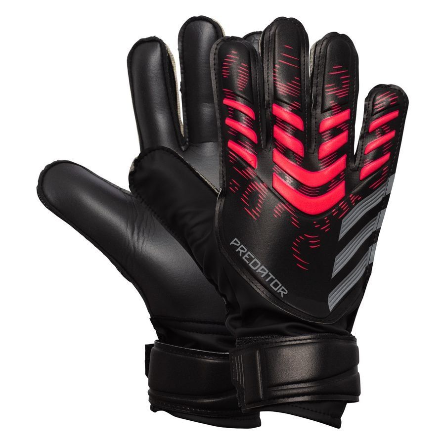 adidas Gants de Gardien Predator Training Stealth Victory - Noir/Lucid Red