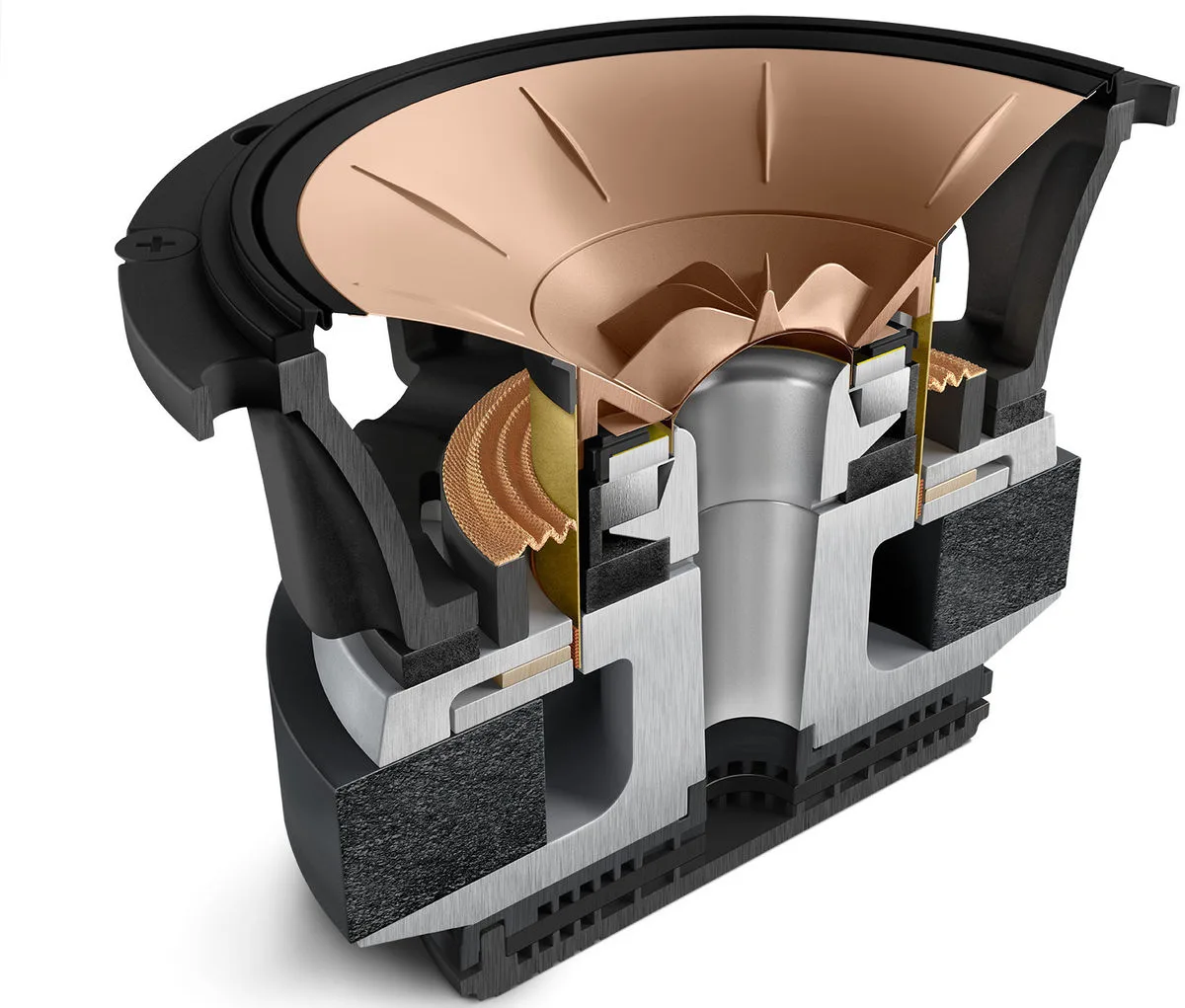KEF R5 Meta Noyer Clair (la paire) Enceintes colonne