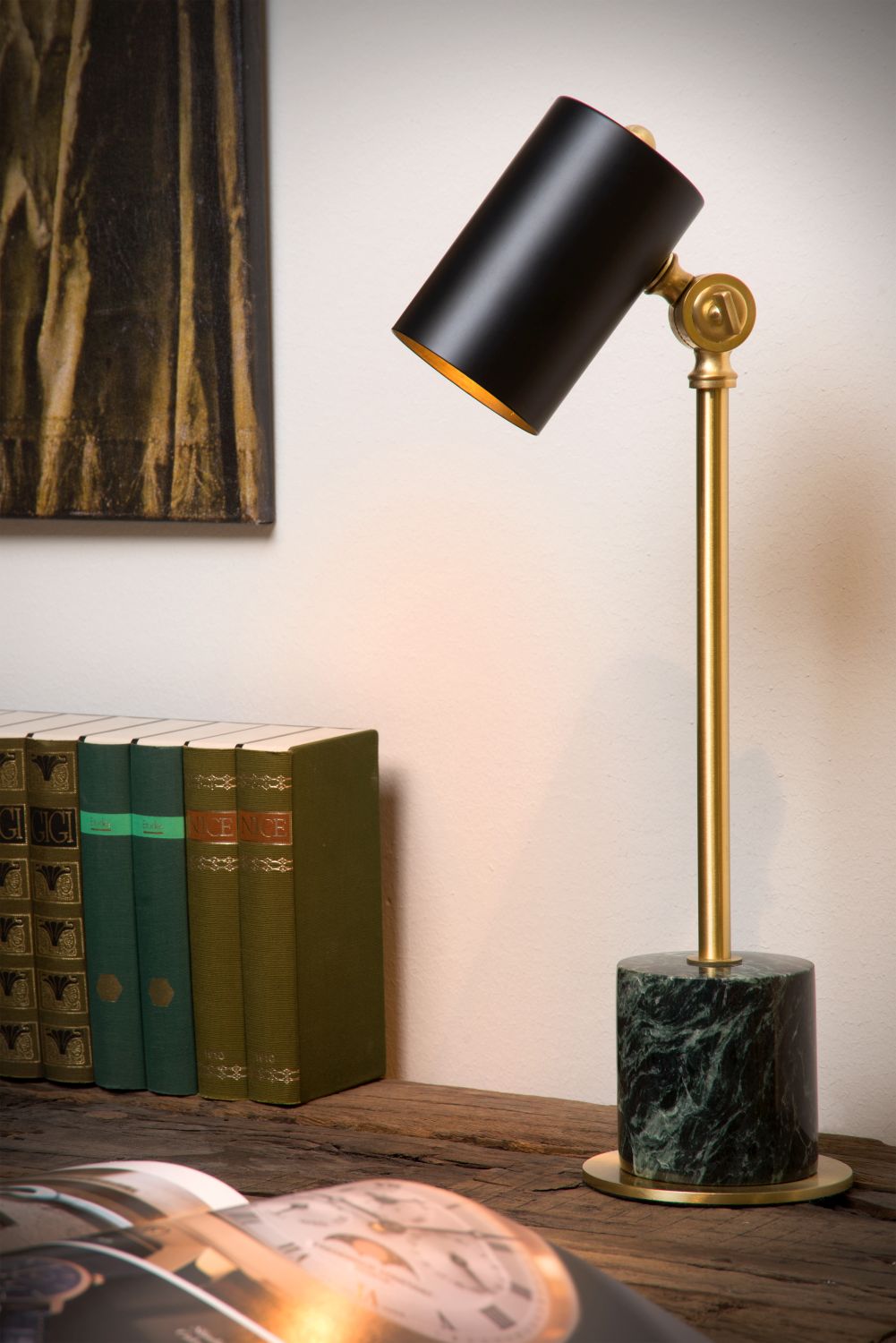 Brandon bureaulamp zwart