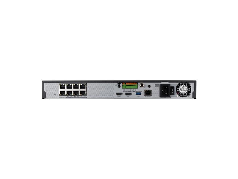 Hanwha Vision Netzwerkrekorder XRN-815S 0 TB, 8 Kanal 8 Kanal Netzwerk-Videorekorder