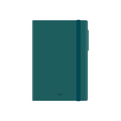 Agenda 1 semaine sur 2 pages - 15 x 18 cm - bleu cristal - Legami Colours Collection