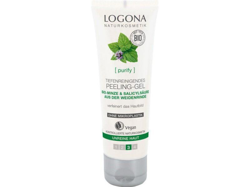 Logona Peeling-Gel Bio-Minze 100 ml Besonders milde Tiefenreinigung