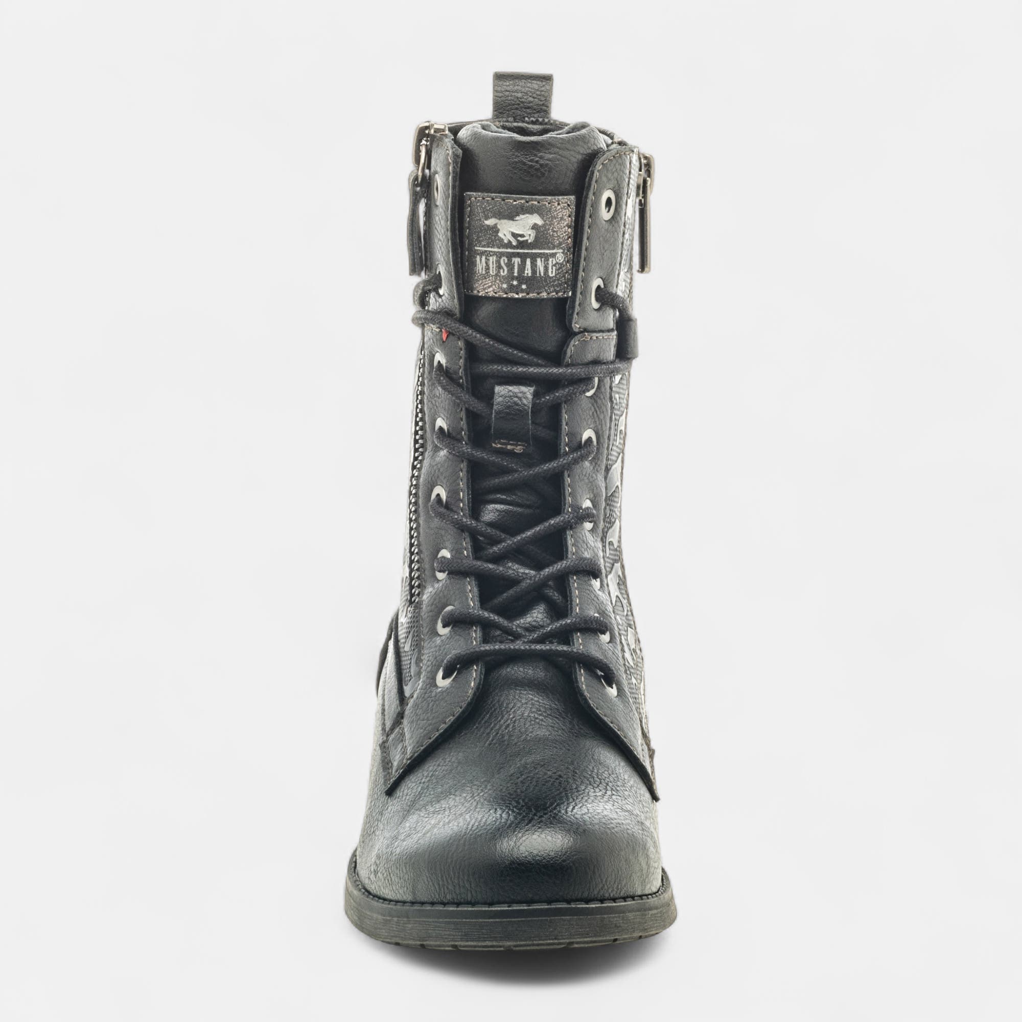 Bottines à lacets Femme noir