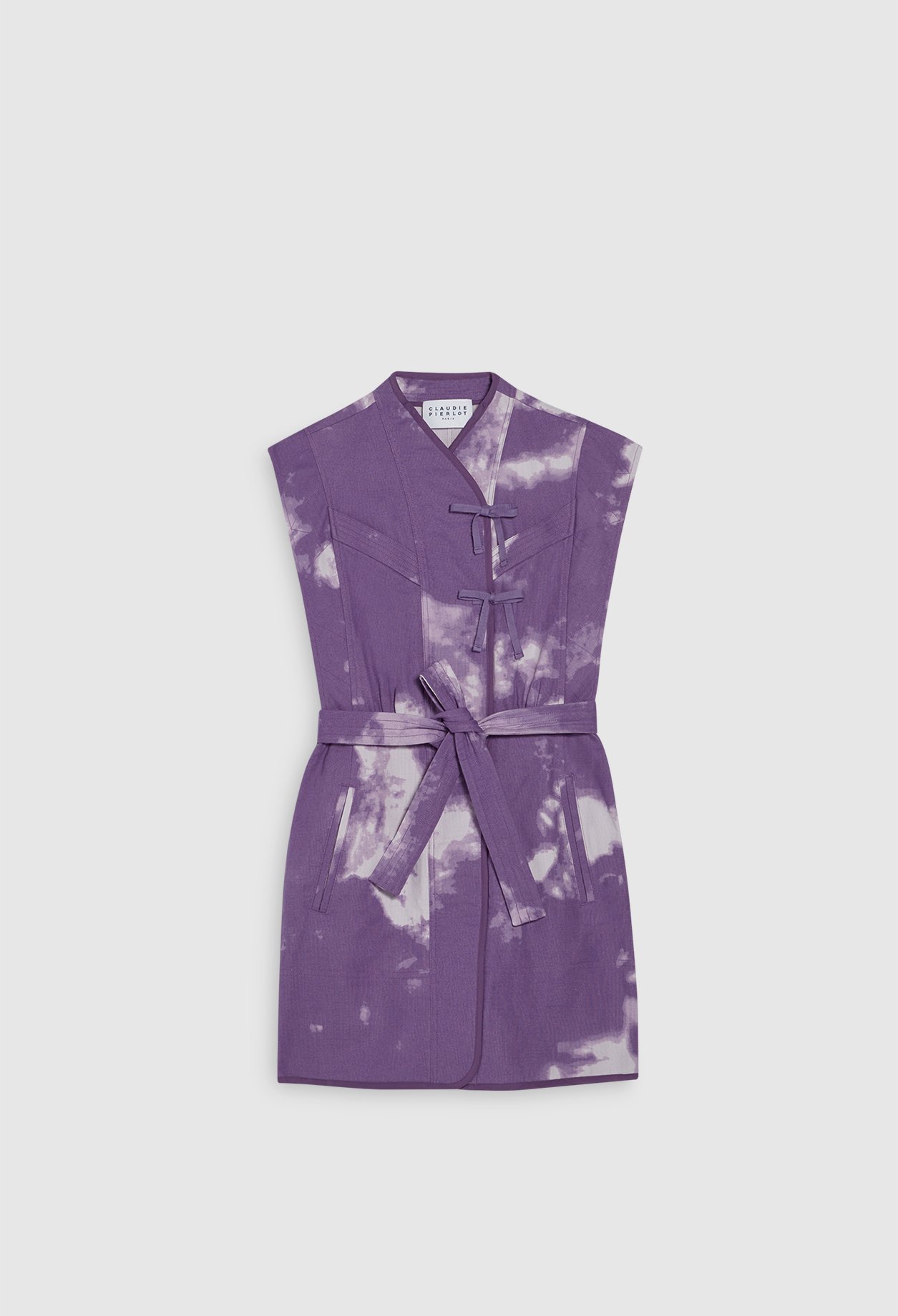 Robe courte imprimee