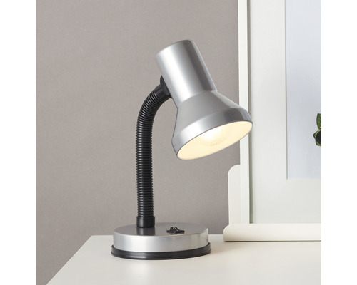 Bureaulamp, 1-lichts, H 30 cm, Junior, titanium/zwart