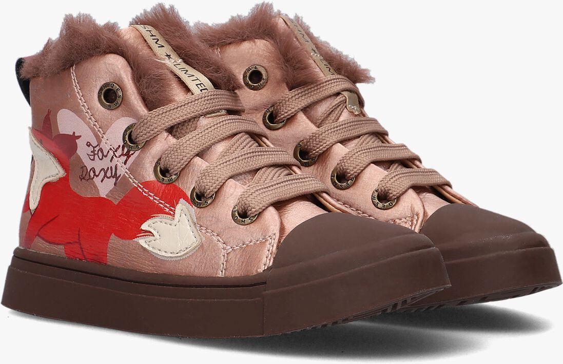 SHOESME roze shoesme hoge sneaker sh23w020