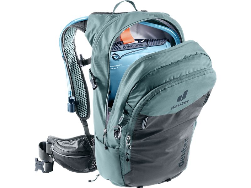 deuter Rucksack Compact 14 3 Dunkelgrau/Dunkelgrün Mountainbike-Rucksack