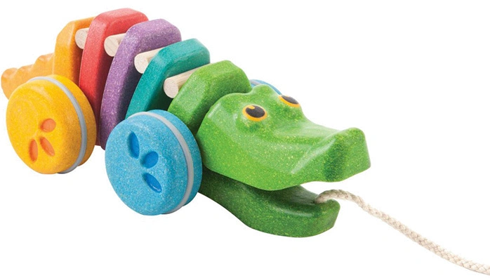 Nachziehtier KROKODIL in bunt