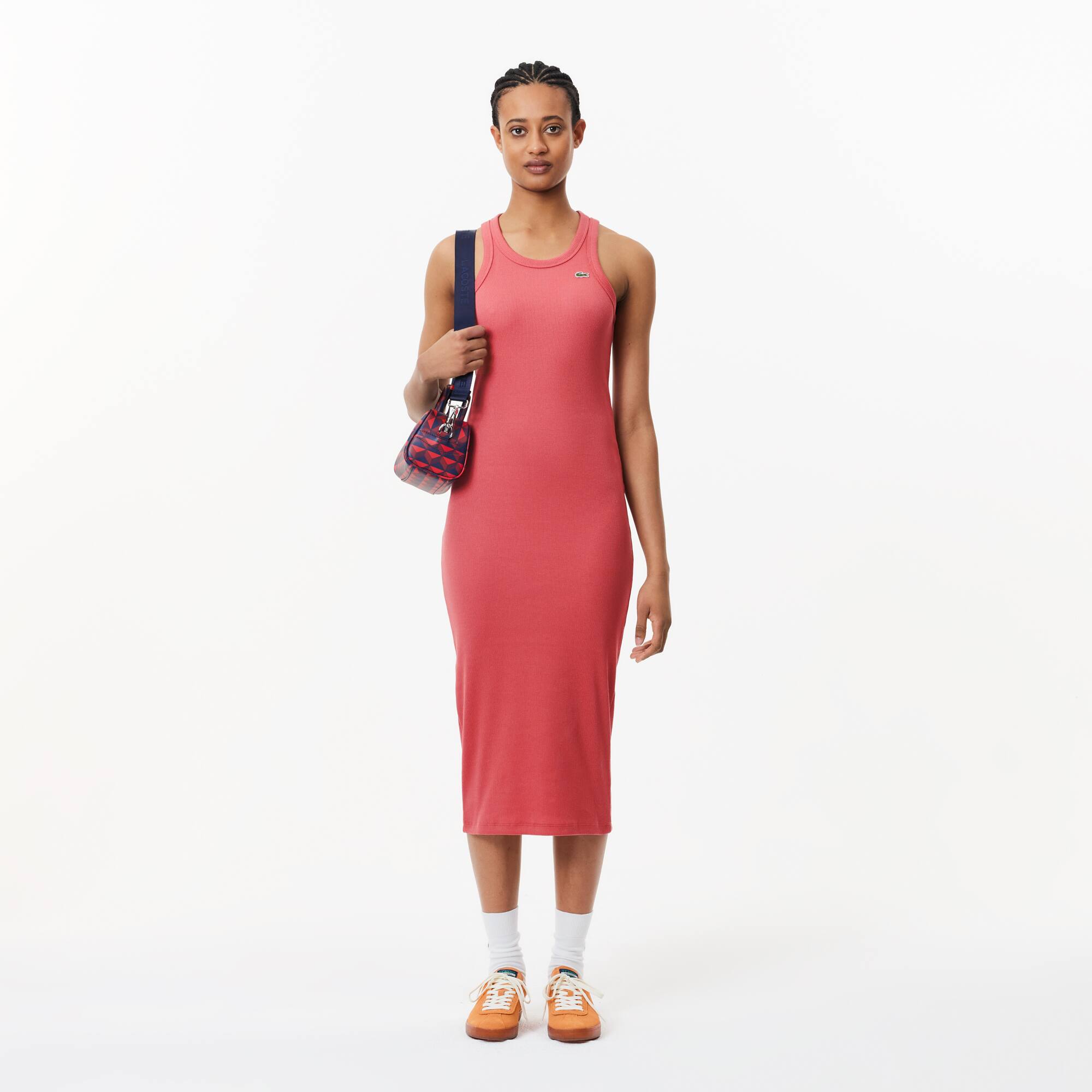 Damen LACOSTE Kleid aus Bio-Baumwolle Kleider & Röcke - Rot - Lacoste - Damen