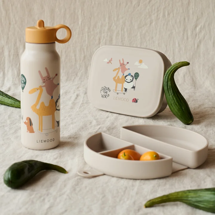 LIEWOOD - Arthur Lunchbox mit Deckel, Safari, sandy mix
