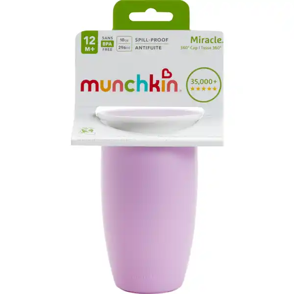 360° Trinklernbecher, lila 296 ml