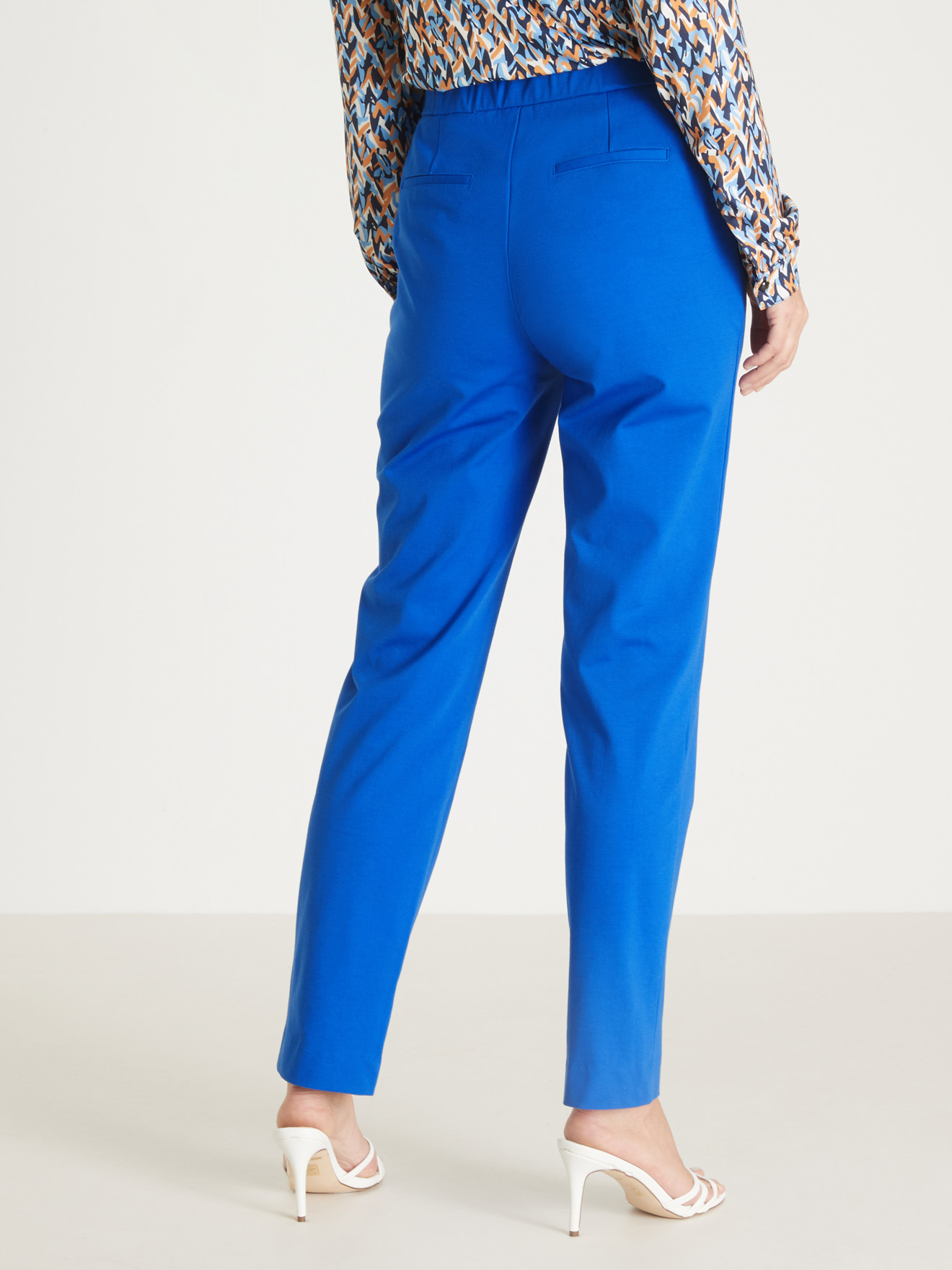 Pantalon élastiqué maille milano