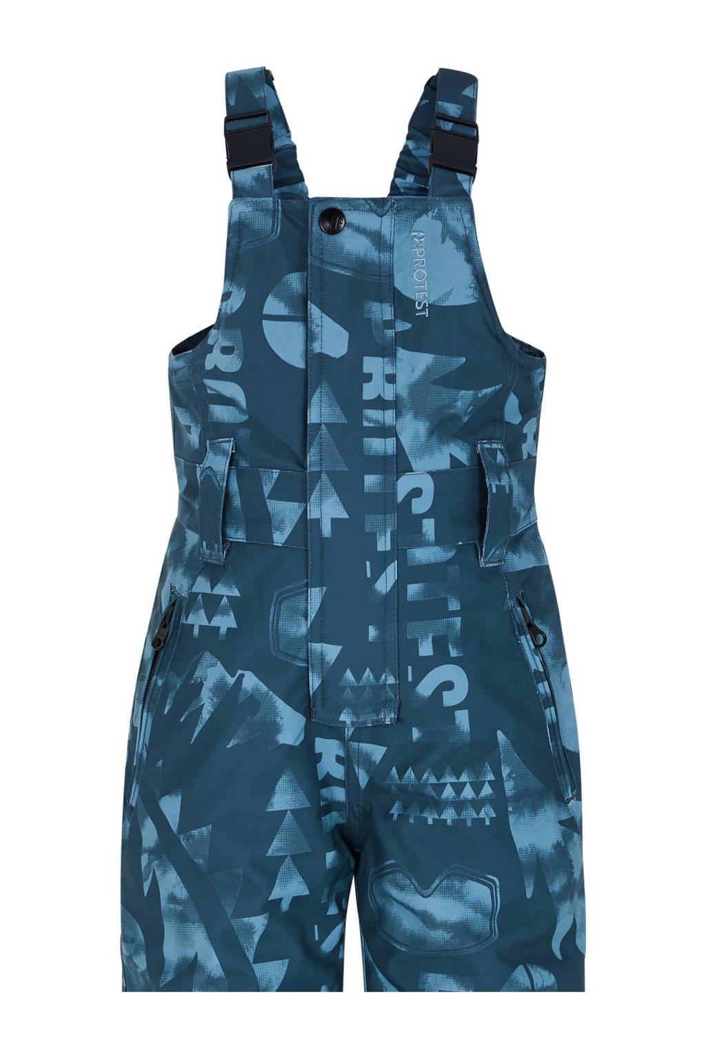 Protest ski-salopet Simon TD blauw/lichtblauw