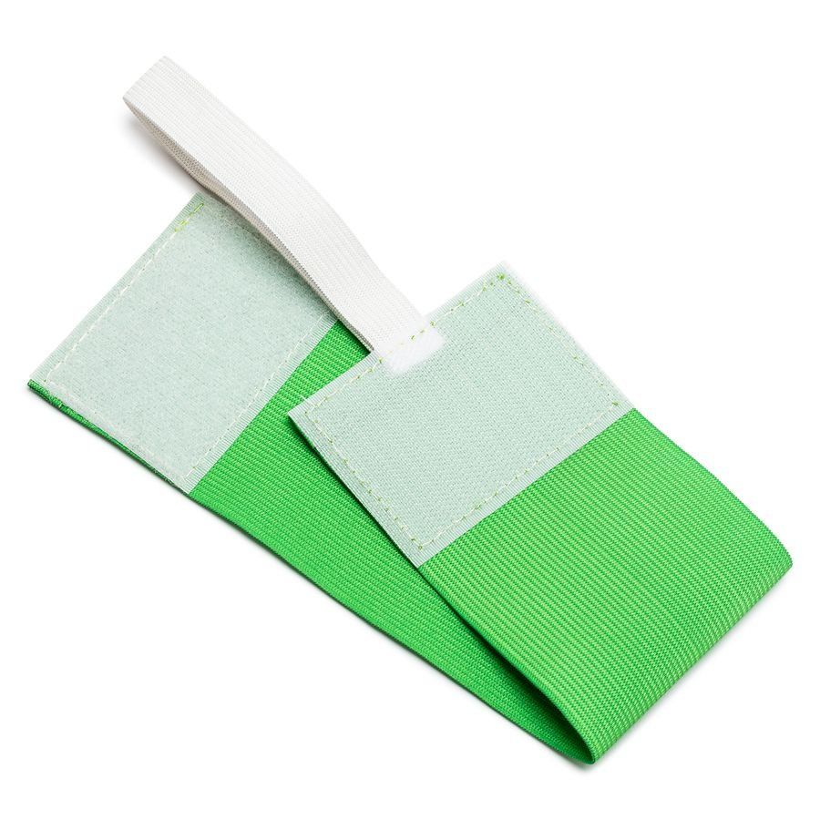 Unisport Brassard de Capitaine - Vert/Blanc