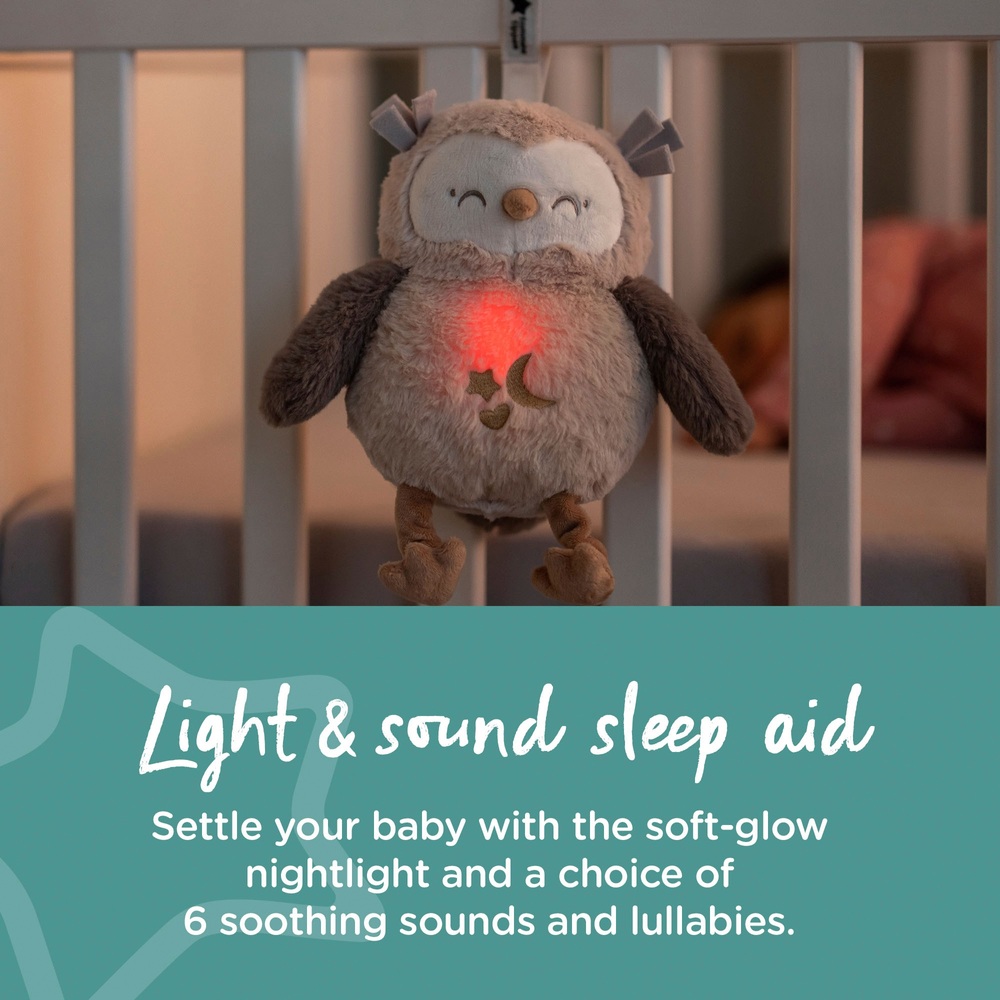 Tommee Tippee Ollie die Eule Deluxe Licht- und Ton-Babyschlafhilfe