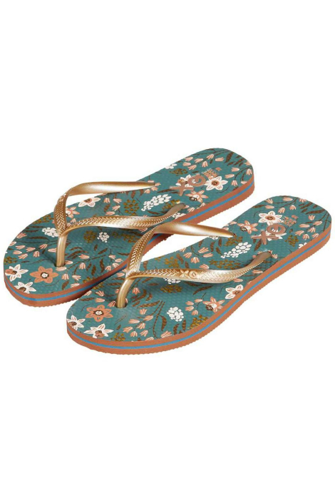 Sarlini groene dames slipper