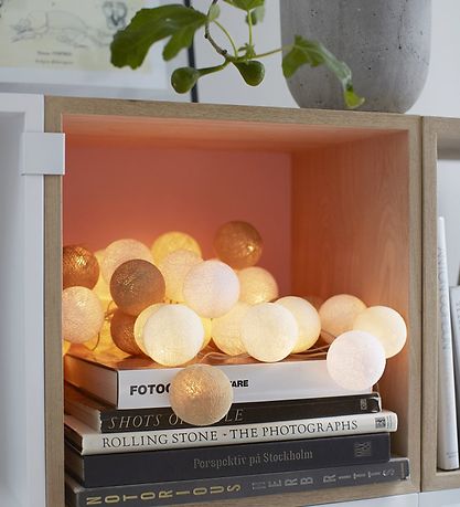 Iris Lights Lysk?de - 290 cm - 20 Lys - Creamy White