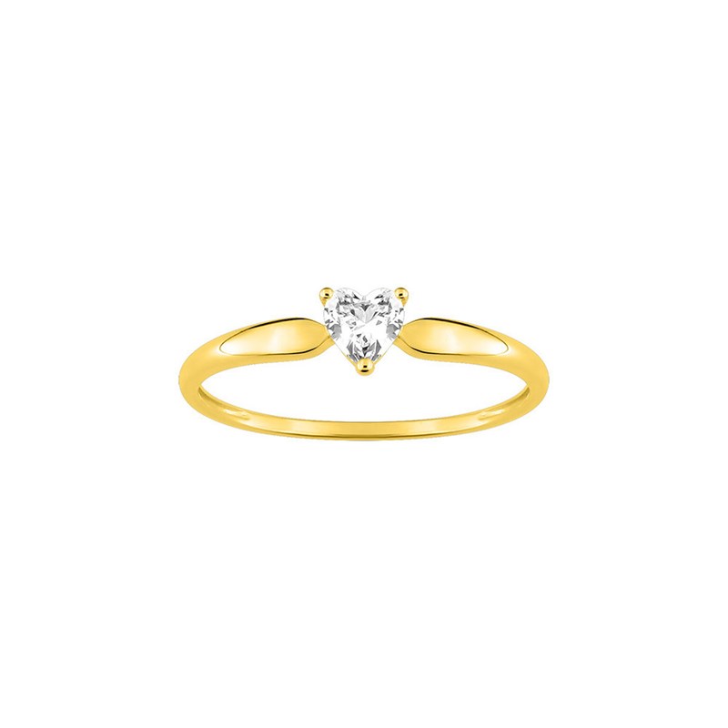 Bague Femme - Oxyde de zirconium - Or 9 Carats