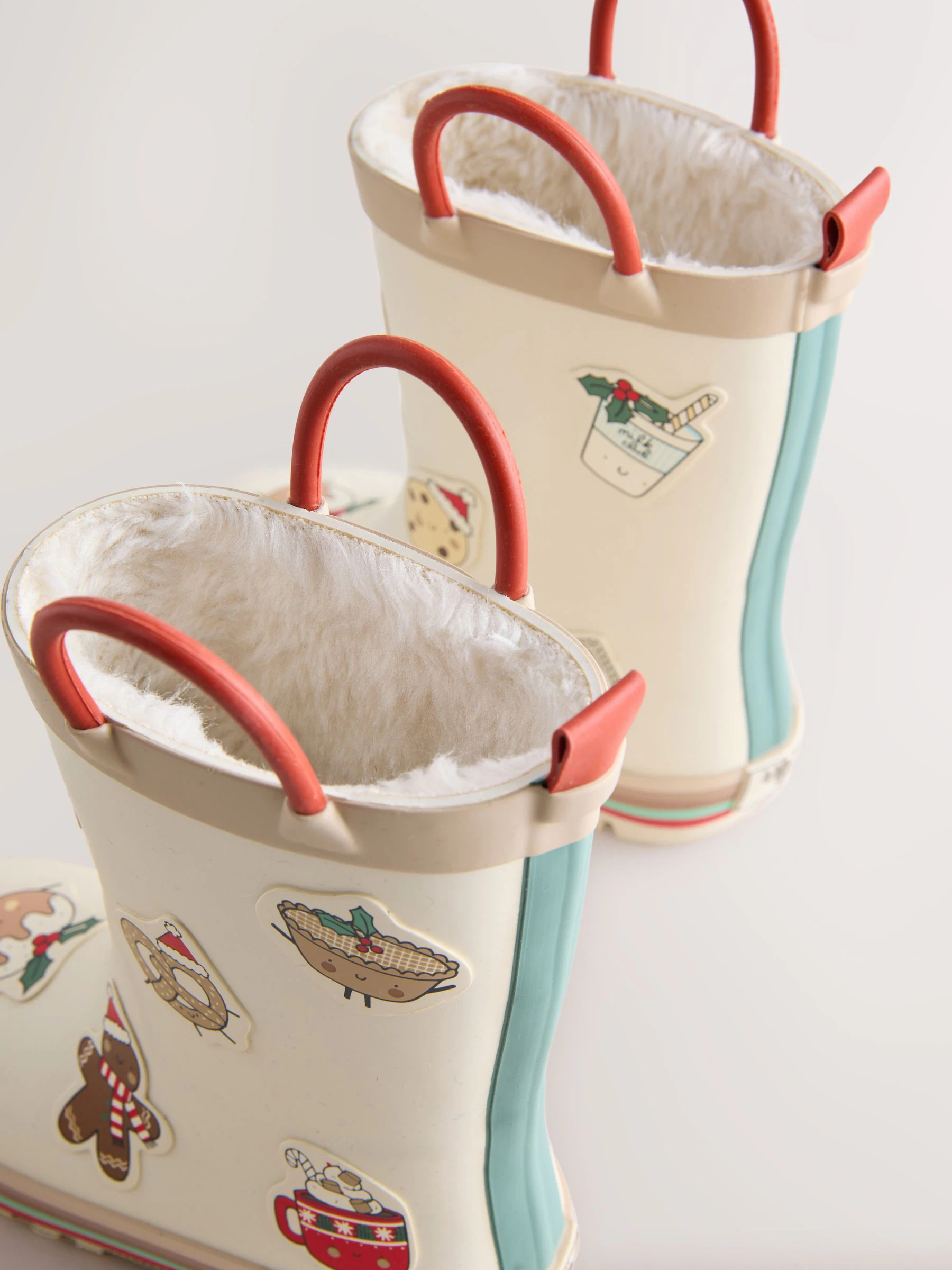 Neutrale kerst - Laarzen met handgreep