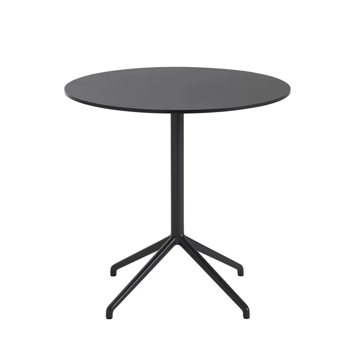 Muuto - Still Café Tisch, Ø 65 x H 73 cm, schwarz