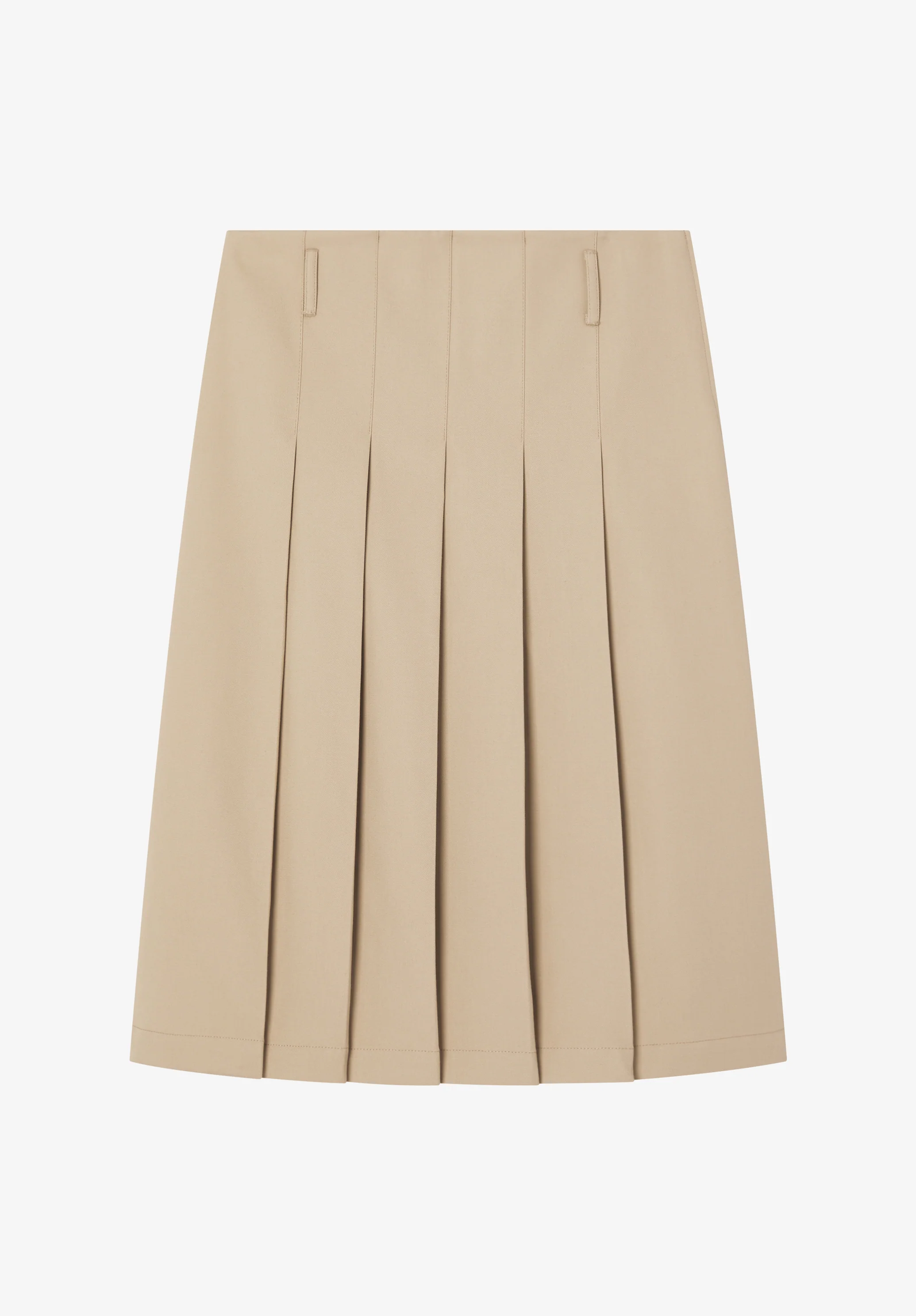 Jupe plissée beige - Beige